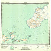 Unimak Alaska Historical topographic map, 1:250000 scale, 1 X 2 Degree, Year 1951