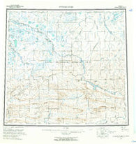 Utukok River Alaska Historical topographic map, 1:250000 scale, 1 X 3 Degree, Year 1956