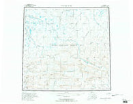 Utukok River Alaska Historical topographic map, 1:250000 scale, 1 X 3 Degree, Year 1956