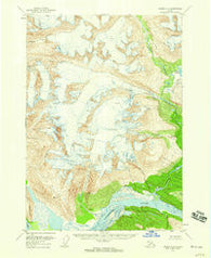 Valdez A-2 Alaska Historical topographic map, 1:63360 scale, 15 X 15 Minute, Year 1957