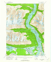 Valdez A-3 Alaska Historical topographic map, 1:63360 scale, 15 X 15 Minute, Year 1950