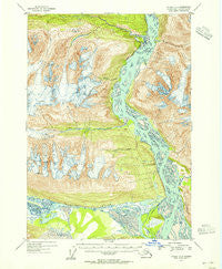 Valdez A-3 Alaska Historical topographic map, 1:63360 scale, 15 X 15 Minute, Year 1953