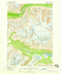 Valdez A-4 Alaska Historical topographic map, 1:63360 scale, 15 X 15 Minute, Year 1953