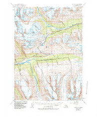 Valdez A-5 Alaska Historical topographic map, 1:63360 scale, 15 X 15 Minute, Year 1953