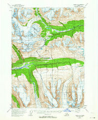 Valdez A-5 Alaska Historical topographic map, 1:63360 scale, 15 X 15 Minute, Year 1953
