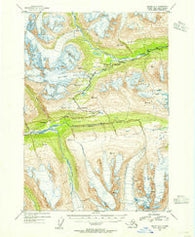 Valdez A-5 Alaska Historical topographic map, 1:63360 scale, 15 X 15 Minute, Year 1953