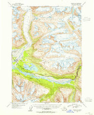 Valdez A-6 Alaska Historical topographic map, 1:63360 scale, 15 X 15 Minute, Year 1952