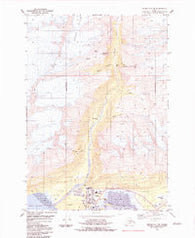Valdez A-7 NE Alaska Historical topographic map, 1:25000 scale, 7.5 X 7.5 Minute, Year 1983
