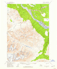 Valdez B-1 Alaska Historical topographic map, 1:63360 scale, 15 X 15 Minute, Year 1951