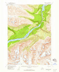 Valdez B-2 Alaska Historical topographic map, 1:63360 scale, 15 X 15 Minute, Year 1951