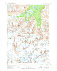 Valdez B-6 Alaska Historical topographic map, 1:63360 scale, 15 X 15 Minute, Year 1951