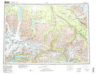 Valdez Alaska Historical topographic map, 1:250000 scale, 1 X 3 Degree, Year 1960