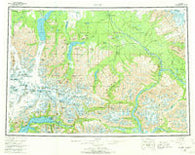 Valdez Alaska Historical topographic map, 1:250000 scale, 1 X 3 Degree, Year 1960