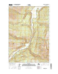 Valdez B-2 NE Alaska Current topographic map, 1:25000 scale, 7.5 X 7.5 Minute, Year 2016