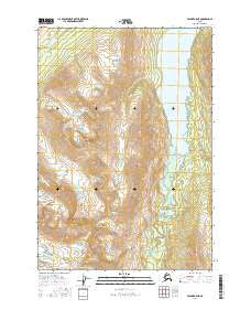 Valdez B-5 NE Alaska Current topographic map, 1:25000 scale, 7.5 X 7.5 Minute, Year 2016