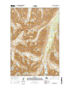 Valdez B-5 NW Alaska Current topographic map, 1:25000 scale, 7.5 X 7.5 Minute, Year 2016