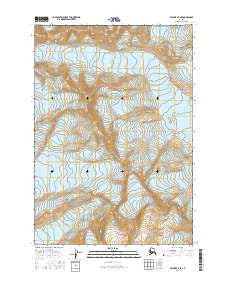 Valdez B-7 SE Alaska Current topographic map, 1:25000 scale, 7.5 X 7.5 Minute, Year 2016