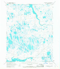 Wainwright C-1 Alaska Historical topographic map, 1:63360 scale, 15 X 15 Minute, Year 1955