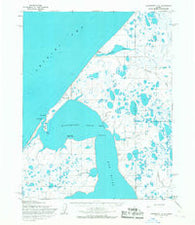 Wainwright C-2 Alaska Historical topographic map, 1:63360 scale, 15 X 15 Minute, Year 1955