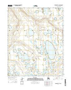 Wainwright B-1 NE Alaska Current topographic map, 1:25000 scale, 7.5 X 7.5 Minute, Year 2014