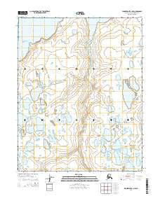 Wainwright B-1 NW Alaska Current topographic map, 1:25000 scale, 7.5 X 7.5 Minute, Year 2014