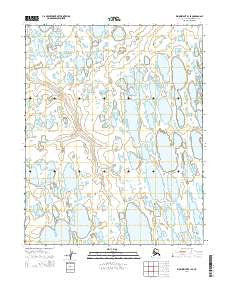 Wainwright B-1 SE Alaska Current topographic map, 1:25000 scale, 7.5 X 7.5 Minute, Year 2014
