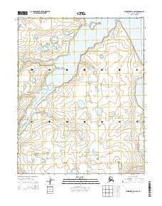 Wainwright B-2 SW Alaska Current topographic map, 1:25000 scale, 7.5 X 7.5 Minute, Year 2014