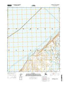 Wainwright B-3 NW Alaska Current topographic map, 1:25000 scale, 7.5 X 7.5 Minute, Year 2014