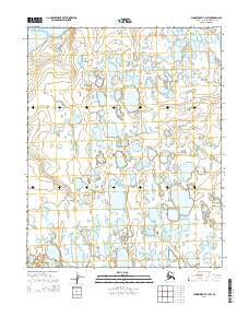 Wainwright B-3 SW Alaska Current topographic map, 1:25000 scale, 7.5 X 7.5 Minute, Year 2014