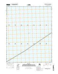Wainwright B-4 NE Alaska Current topographic map, 1:25000 scale, 7.5 X 7.5 Minute, Year 2014