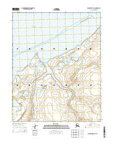 Wainwright B-4 SE Alaska Current topographic map, 1:25000 scale, 7.5 X 7.5 Minute, Year 2014