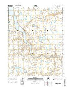 Wainwright C-1 NE Alaska Current topographic map, 1:25000 scale, 7.5 X 7.5 Minute, Year 2014