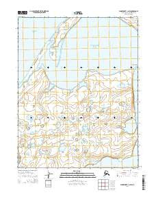 Wainwright C-2 SW Alaska Current topographic map, 1:25000 scale, 7.5 X 7.5 Minute, Year 2014