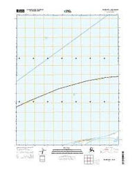 Wainwright D-1 NE Alaska Current topographic map, 1:25000 scale, 7.5 X 7.5 Minute, Year 2014