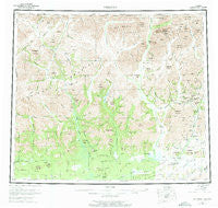 Wiseman Alaska Historical topographic map, 1:250000 scale, 1 X 3 Degree, Year 1956