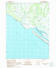 Yakutat B-5 NE Alaska Historical topographic map, 1:25000 scale, 7.5 X 7.5 Minute, Year 1987