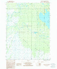 Yakutat C-4 SW Alaska Historical topographic map, 1:25000 scale, 7.5 X 7.5 Minute, Year 1987