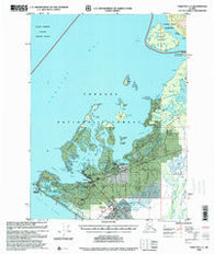 Yakutat C-5 Alaska Historical topographic map, 1:63360 scale, 15 X 15 Minute, Year 1996