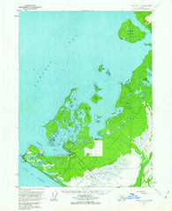 Yakutat C-5 Alaska Historical topographic map, 1:63360 scale, 15 X 15 Minute, Year 1959