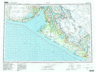 Yakutat Alaska Historical topographic map, 1:250000 scale, 1 X 3 Degree, Year 1959