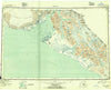 Yakutat Alaska Historical topographic map, 1:250000 scale, 1 X 3 Degree, Year 1951
