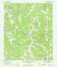 Abbeville East Alabama Historical topographic map, 1:24000 scale, 7.5 X 7.5 Minute, Year 1969