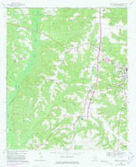 Abbeville West Alabama Historical topographic map, 1:24000 scale, 7.5 X 7.5 Minute, Year 1969
