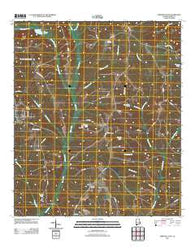 Abbeville East Alabama Historical topographic map, 1:24000 scale, 7.5 X 7.5 Minute, Year 2011