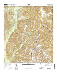 Abbeville West Alabama Current topographic map, 1:24000 scale, 7.5 X 7.5 Minute, Year 2014