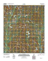 Aberfoil Alabama Historical topographic map, 1:24000 scale, 7.5 X 7.5 Minute, Year 2011
