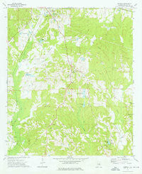 Aberfoil Alabama Historical topographic map, 1:24000 scale, 7.5 X 7.5 Minute, Year 1973