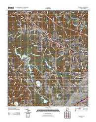 Adamsville Alabama Historical topographic map, 1:24000 scale, 7.5 X 7.5 Minute, Year 2011