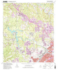 Adamsville Alabama Historical topographic map, 1:24000 scale, 7.5 X 7.5 Minute, Year 1993