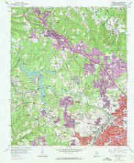 Adamsville Alabama Historical topographic map, 1:24000 scale, 7.5 X 7.5 Minute, Year 1959